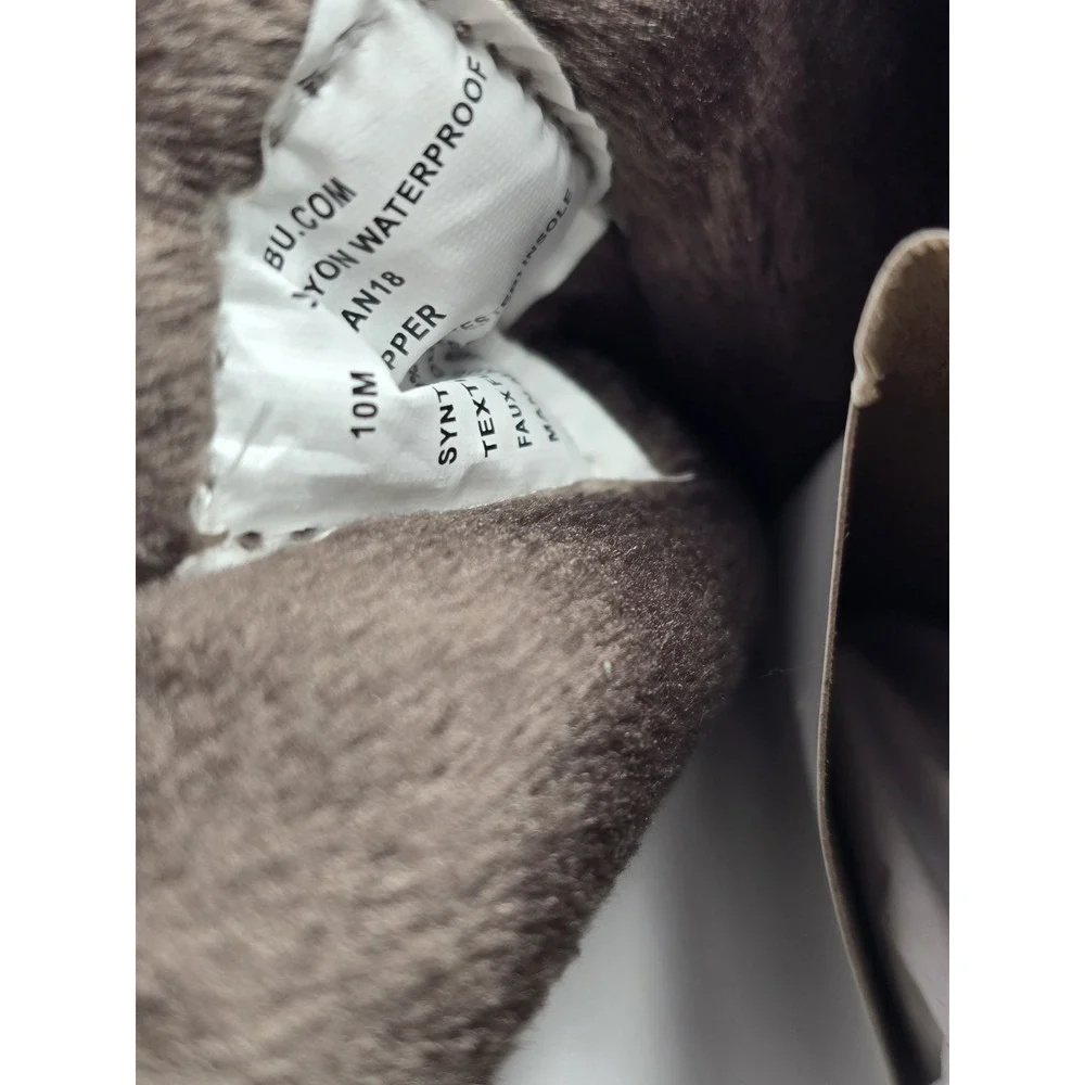 JBU by Jambu womens‎ Canyon Waterproof  Winter Boots Bronze Dark Brown - Sz 10 M